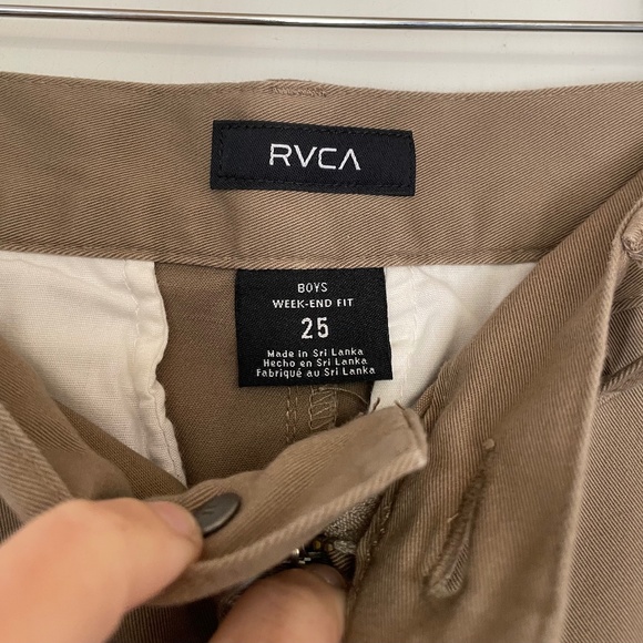 RVCA Boys Pants Weekend Fit Size 25 - Picture 3 of 5